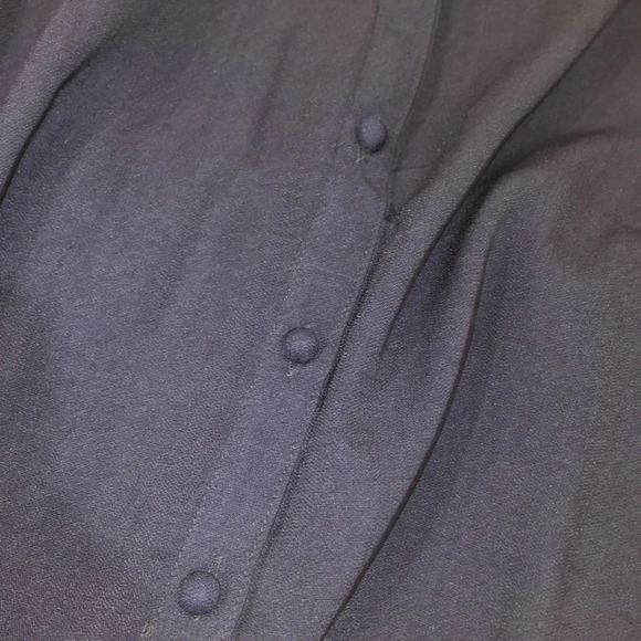 UMGEE size small oversized navy blue button down shift dress - Picture 6 of 7